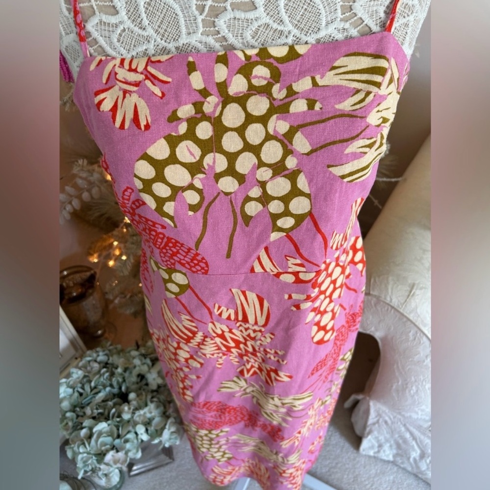 NWOT Rachael Zoe lobster print  Pink Dress - Picture 7 of 16